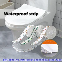 waterproof 3 2mx3 8cm bathroom bathtub shower joint seal kitchen oil and mildew toilet corner self adhesive tape