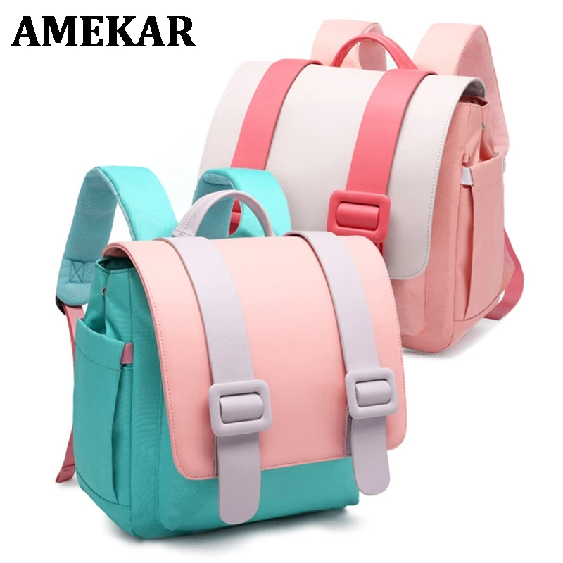 

Campus School Bags Children Candy Color Backpacks For Primary Student Girls Bag Kids Schoolbag Backpack Mochi