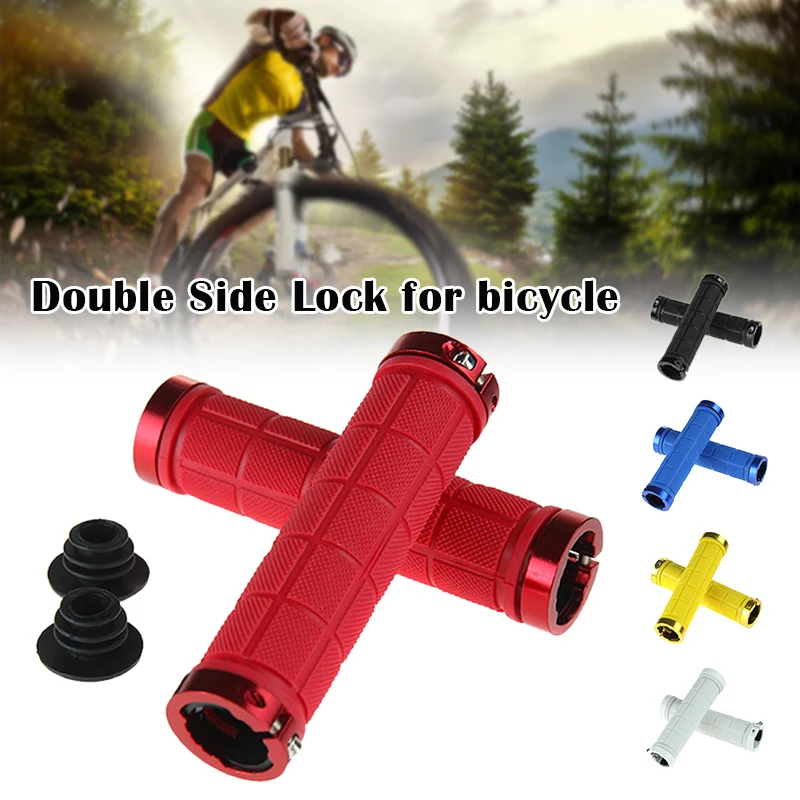

Bicycle Handlebar Gloves Bilateral Locking Grip For Premium Mountain Bicycle Accessories Bike Parts Best Sale-V07