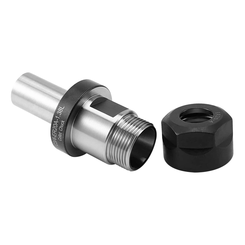 

2Pcs Chuck Tool Holder C3/4-ER20 1.38L Tool Holder for Metal Processing, for Woodworking Accessories ER20 Chuck
