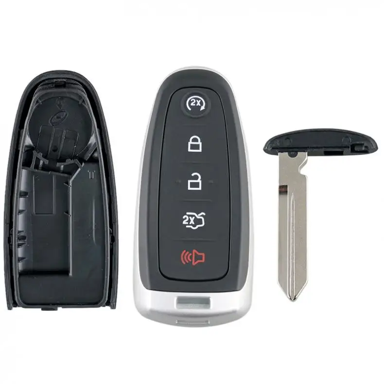5 кнопок Черный Сменный автомобильный пульт умный чехол для ключей подходит Ford