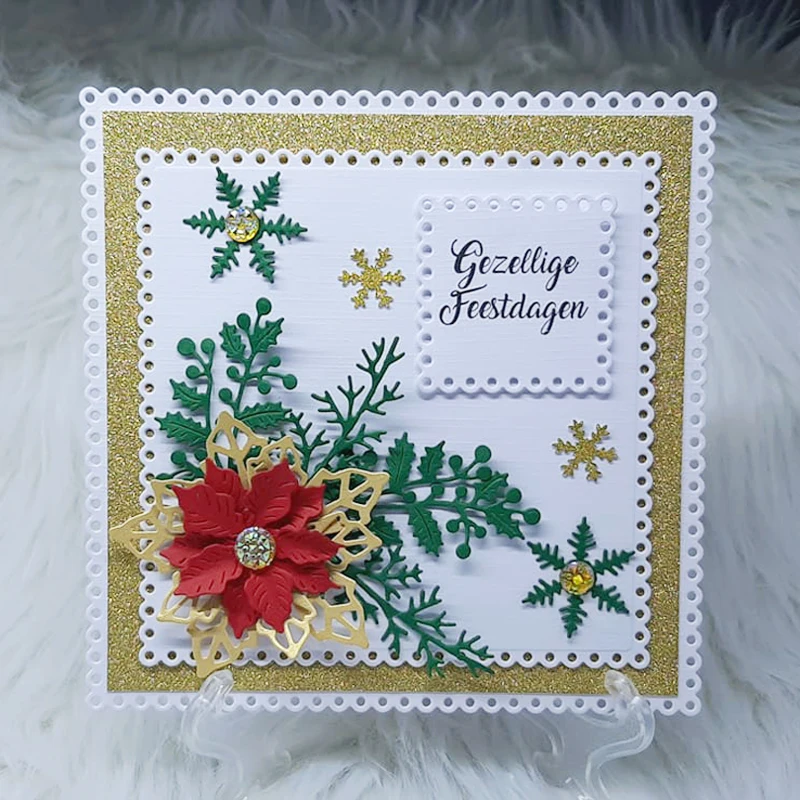 Большие Вырубные штампы с зубчатыми точками квадратные Стразы сделай сам