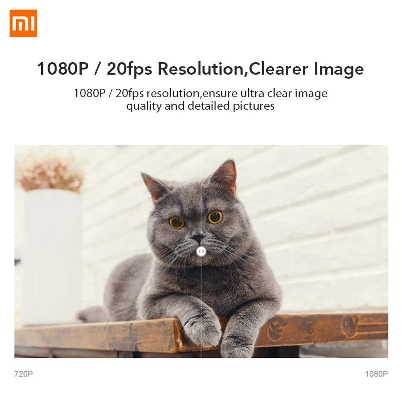 Умная IP-камера Xiaomi Mijia 1080P угол обзора 130 градусов ночное видение 2 4 ГГц Wi-Fi |