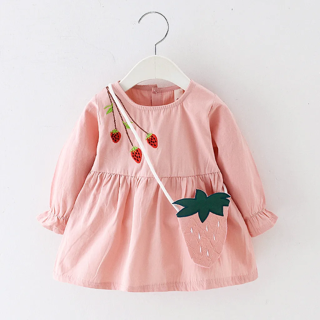 Детское платье для маленьких девочек праздничное принцессы с длинными рукавами