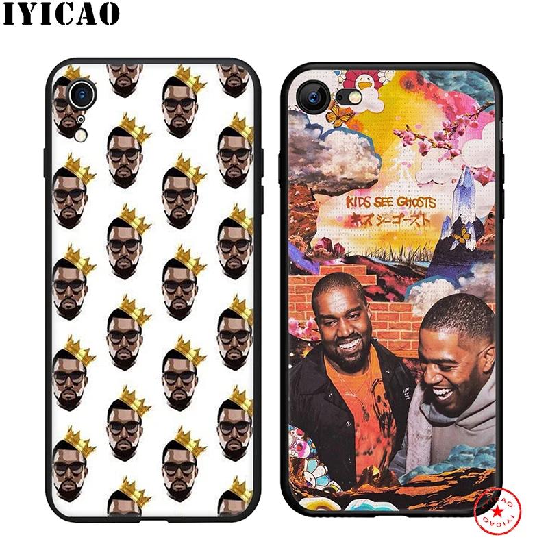 IYICAO Kanye West мягкий чехол для телефона iPhone 11 Pro XR X XS Max 6 6S 7 8 Plus 5 5S SE силиконовый TPU |