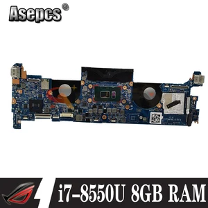 computer system board da0y0pmbae0 rev e for hp elitebook x360 1030 g3 laptop motherboard with cpu i7 8550u 8gb ram working free global shipping
