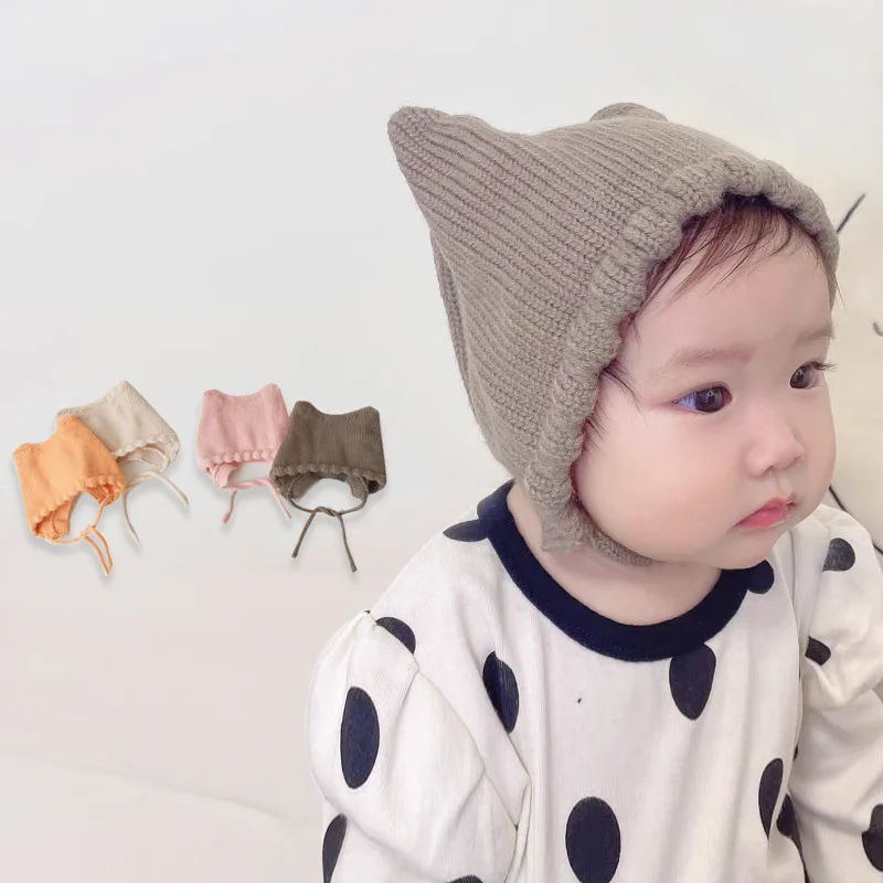 

Новинка, детская мягкая флейта, зимняя шапочка с ремешком для подбородка, однотонная зимняя теплая флейта