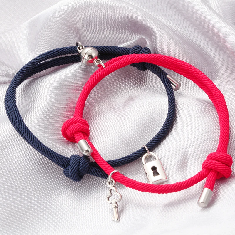 

couple bracelet magnetic attraction creative Bracelet men friendship rope men and women jewelry gift bracelet homme