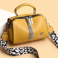 new luxury brand women leather handbags womens bag fashion tassel women shoulder bag designer high quality ladies crossbody bag