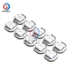10 шт.лот DC 5 в 3 мм x 10 мм WS2812B SMD RGB LED Mini PCB Board 5050 Chip встроенный IC-WS2812 высококачественный полноцветный мягкий свет