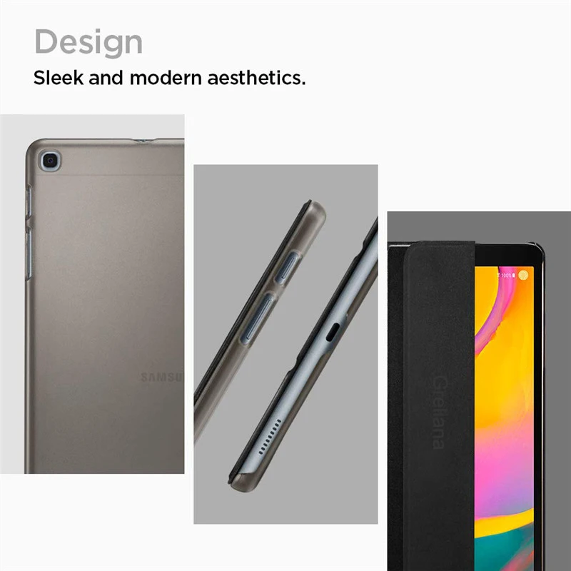 Чехол для Samsung Galaxy Tab A 10 1 2019 чехол с откидной подставкой T510 T515 TAB умный Жесткий ПК |