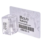 BeautyBigBang 1 набор прямоугольный Желейный силиконовый штамп для ногтей со скребком прозрачная ручка штамповочные Инструменты Набор для маникюра и дизайна ногтей
