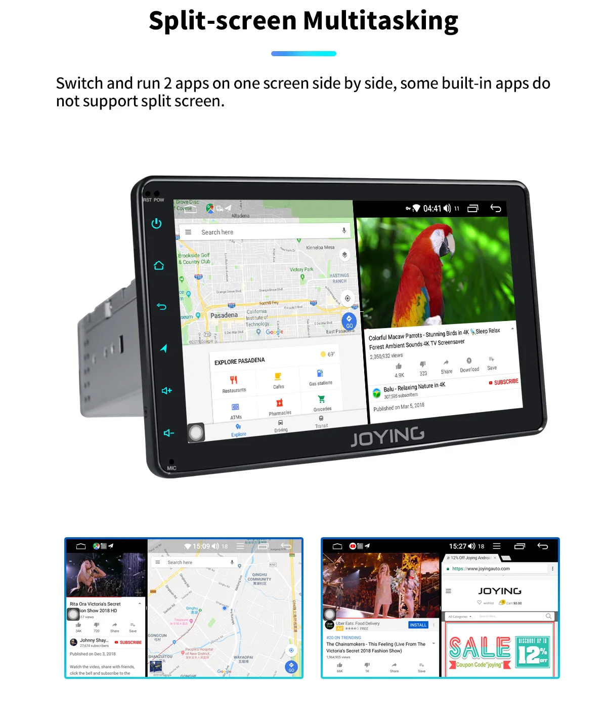 Радуясь " gps навигация 1024*600 головное устройство один Din Универсальный Android 8,1 Intel Восьмиядерный автомобильный стерео радио мультимедийный плеер
