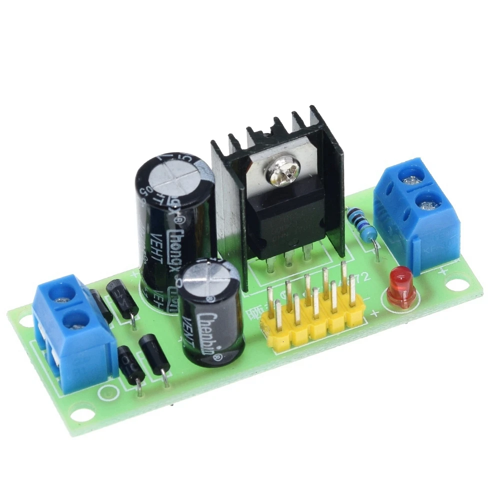 Завеса L7805 LM7805 понижающий преобразователь доска 7 5 V-20V 5V Регулятор модуль питания