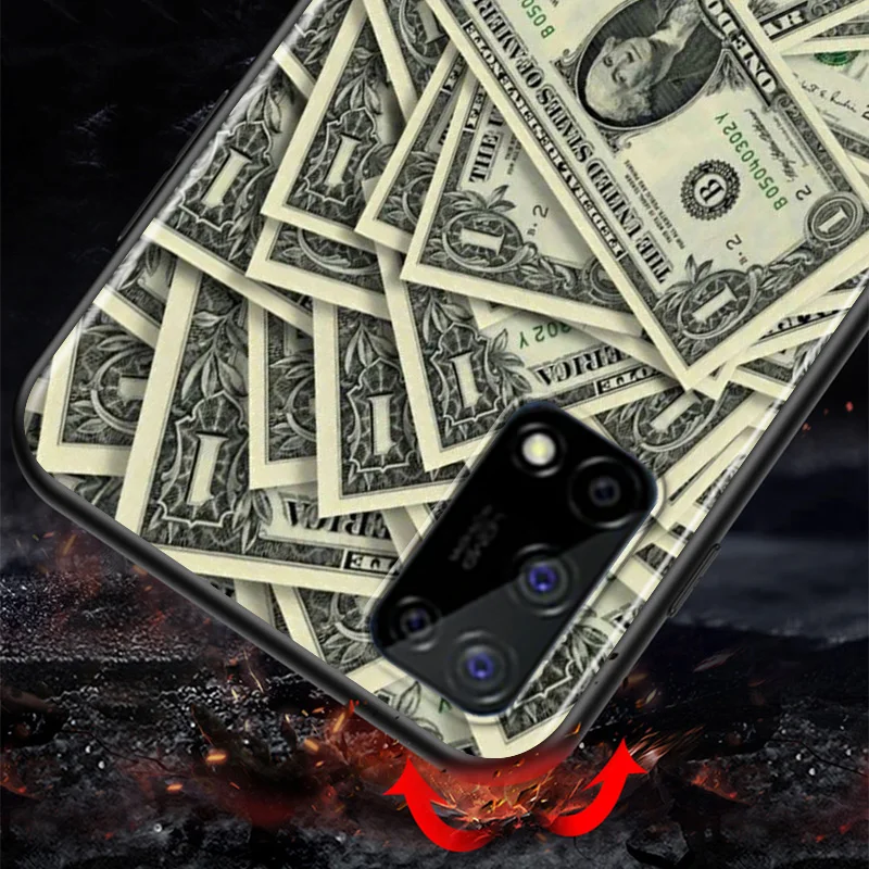 

Money Banknote Dollar For Honor V9 Play 3E 8S 8C 8X MAX 8A 2020 Prime 8 7S 7A Pro 7C Phone Case