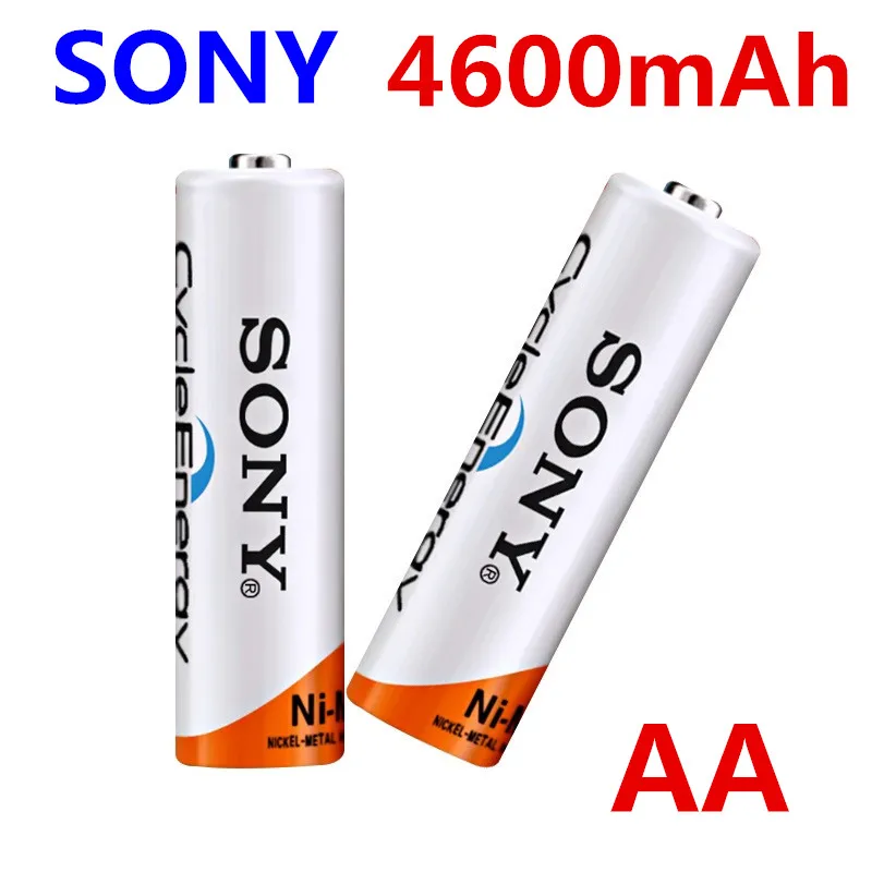 Перезаряжаемые батарейки SONY высокой емкости 1 2 в AA 4600 мА/ч А