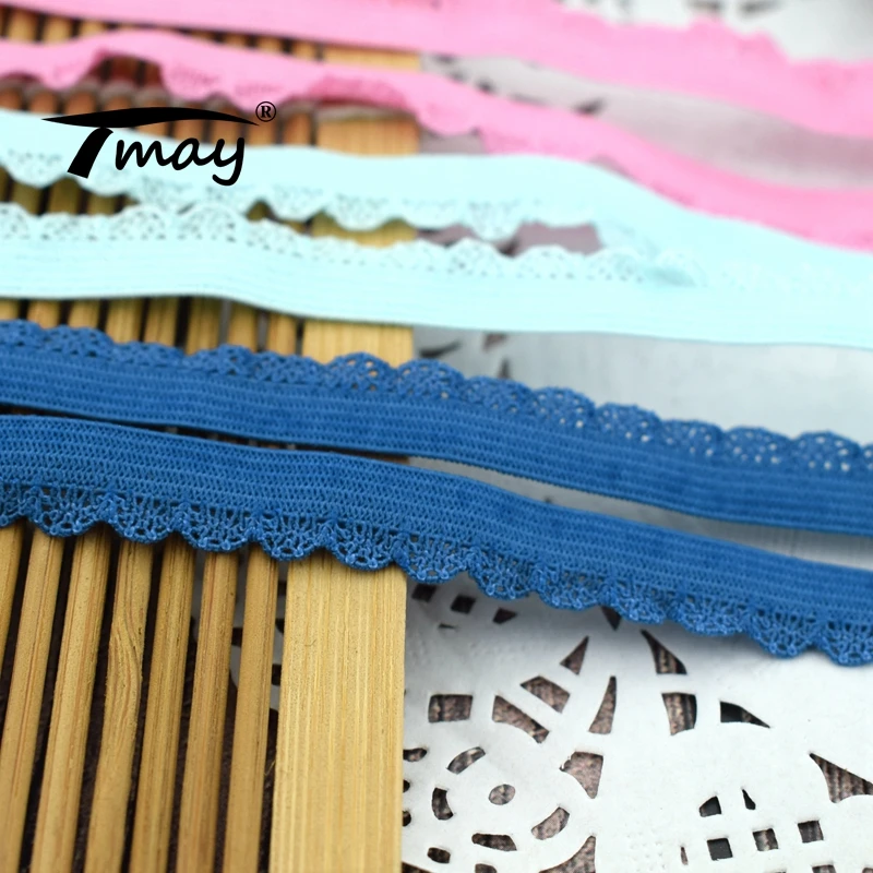 #2004 классические эластичные ленты в форме Зубцов кружева 8 цветов детское женское