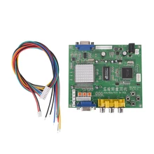 1pc Arcade Game RGB/CGA/EGA/YUV To VGA HD Video Converter Board HD9800/GBS8200 Hot Green Board