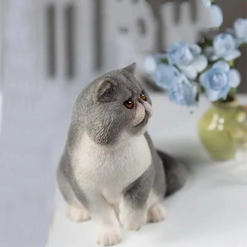 Estartek 1/6 милый экзотический короткий персидский кот из смолы для экшн-фигурки DIY |
