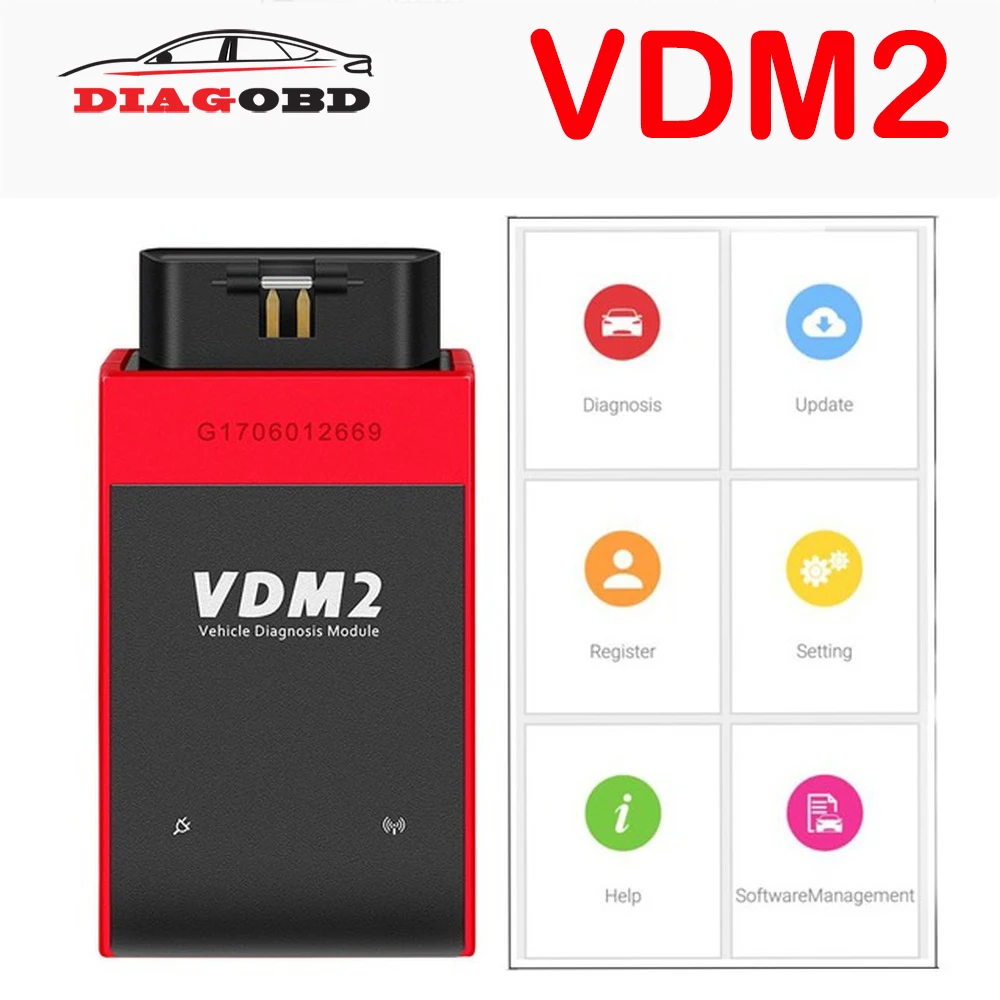 Новейший V3.9 Wifi Android VDM2 Bluetooth полные системы Авто OBD2 диагностический инструмент