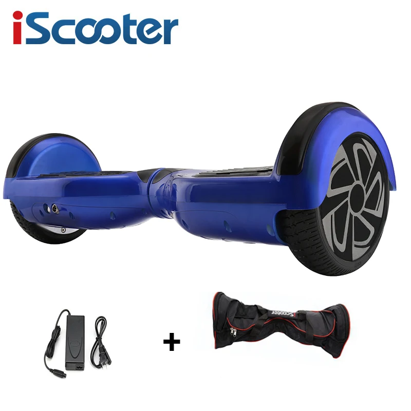 Blue n bag no BT IScooter Ховерборды самобалансирующийся самокат электрический скейтборд oxboard overboardTwo колеса Ховерборды - Цвет: Blue n bag no BT