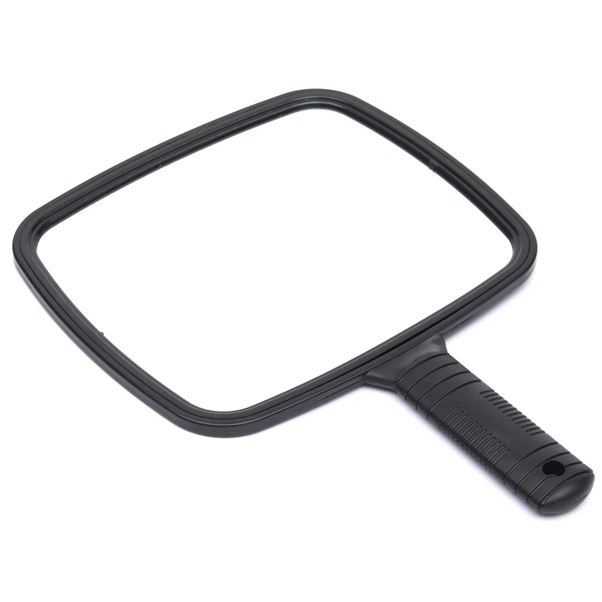 

Зеркало для макияжа пластиковое, квадратное, с черной ручкой