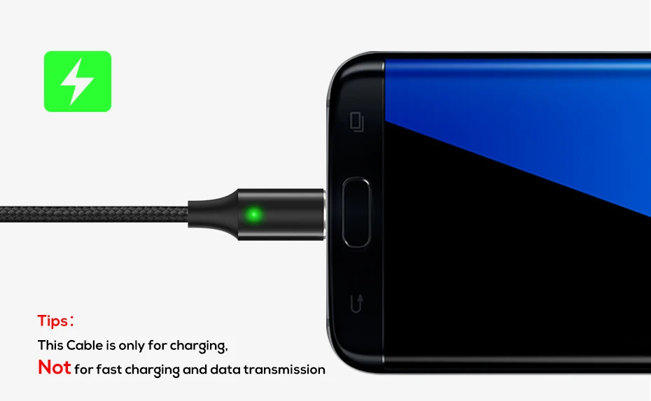 Магнитный мини-кабель-usb для samsung Xiaomi huawei Micro usb type C нейлоновый Плетеный светодиодный кабель USB C для IPhone X XS Max