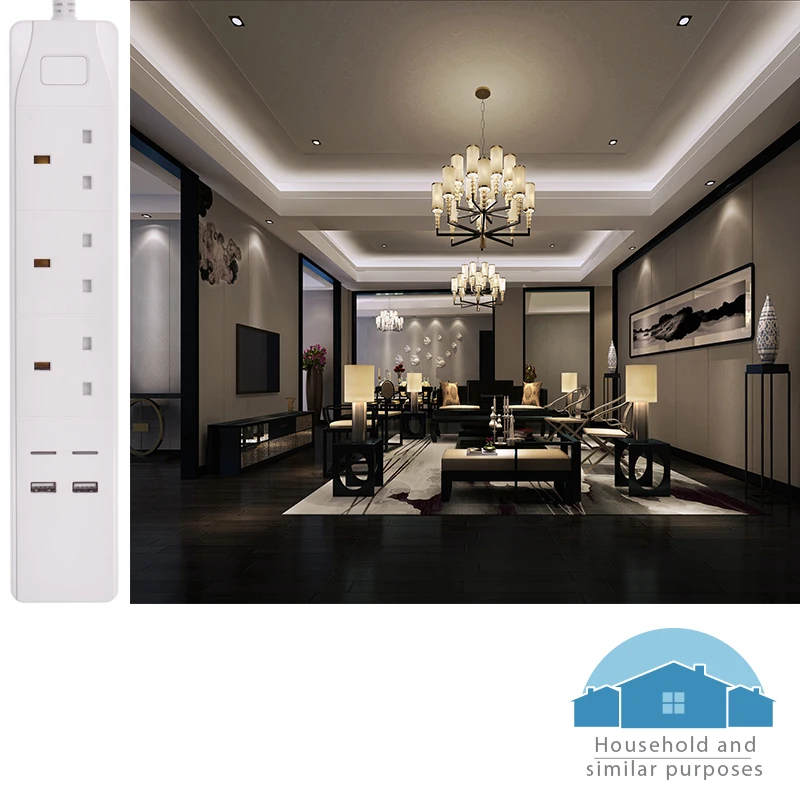 Умная WiFi полоса питания выходы защита от перенапряжения 3 пути штепсельная вилка