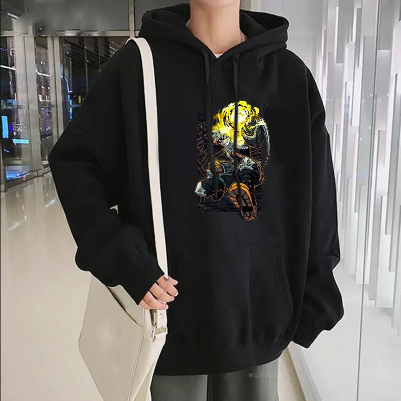 

New Anime My Hero Academy Bakugou Dabi Hoodie Men/Women Casual Student Sweatshirt Streetwear Harajuku Unisex Pullover Tees Tops