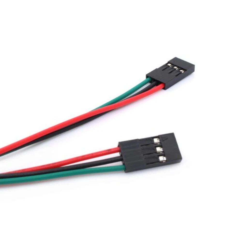 10Pcs 70cm 3pin Dupont Cable Female to 3 Pin Jumper Wire for 3D Printer kit | Компьютеры и офис
