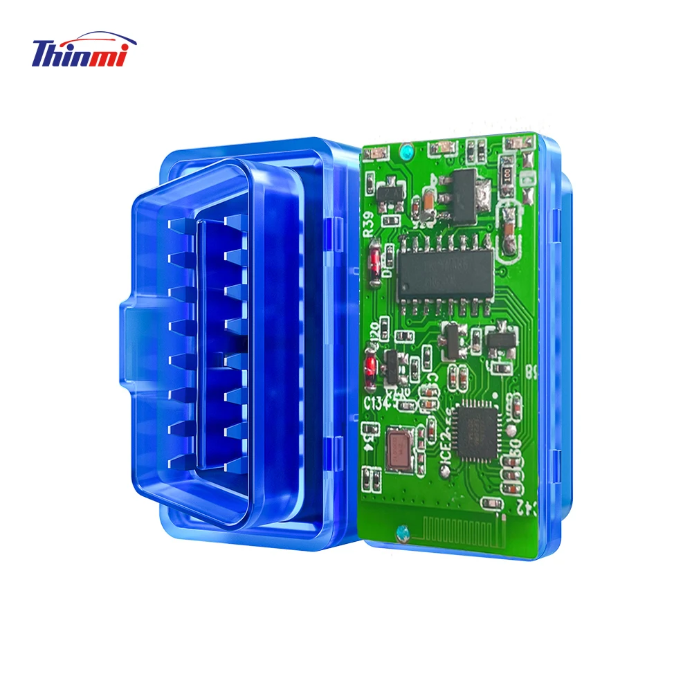 Thinmi OBD2 EOBD2 ELM327 V1.5 V2.1 кодов автомобиля детектор сканер Поддержка Android/iOS систем и