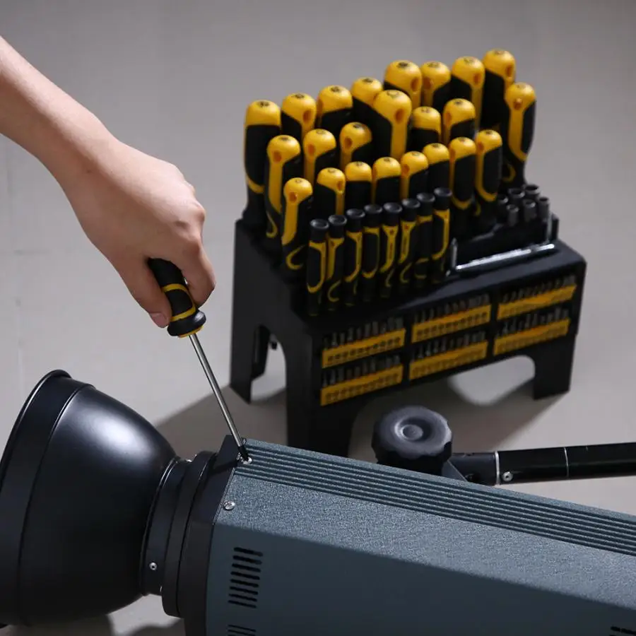 Зарубежные 100 шт. механические магнитные и биты гайки набор инструментов для