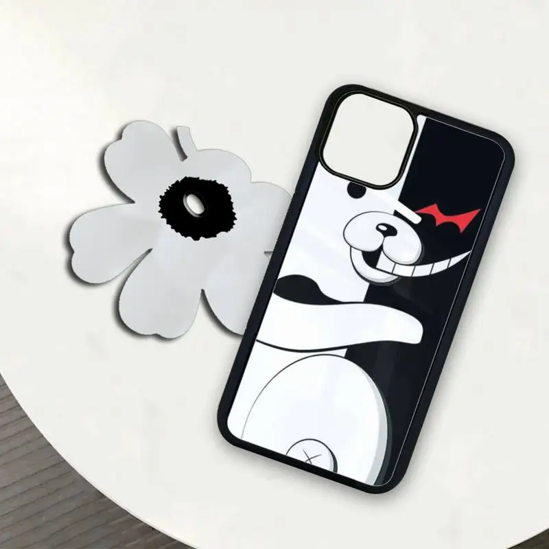 Kumamon Danganronpa Monokuma TPU patch Hemming soft case cover for iphone se 2020 6 6s 7 8 plus x xs max xr 11 12 pro funda | Мобильные