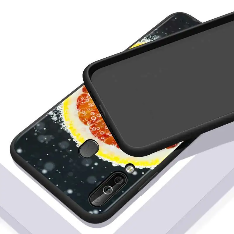 

Summer Fruit Sweet for Huawei P Smart Z S Plus 2020 2019 Nova 5T 5i 5 4e 4 3i 3e 3 2i Phone Case Bright Black Cover