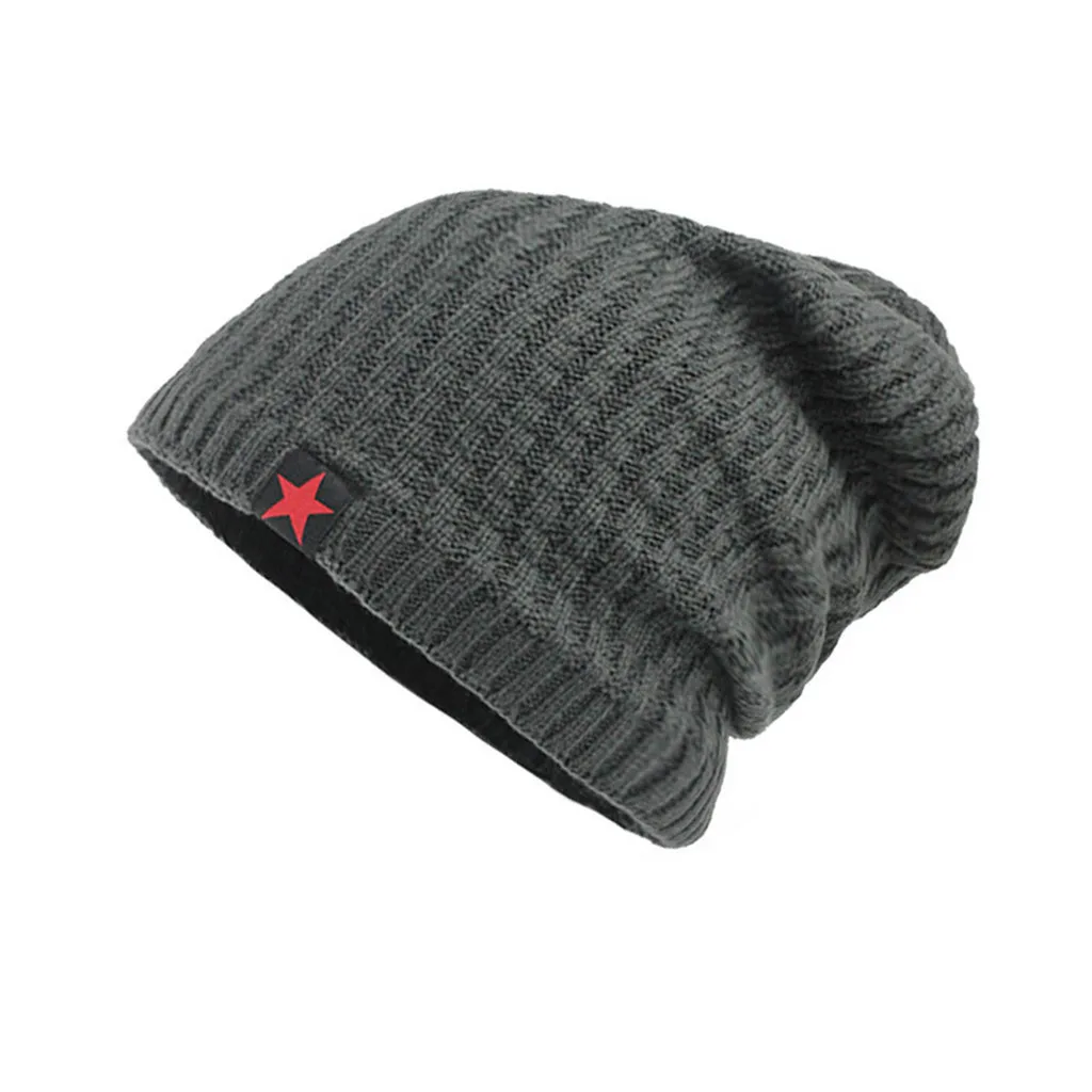 Новые модные мужские и женские зимние шапки Повседневные вязаные ручной работы с