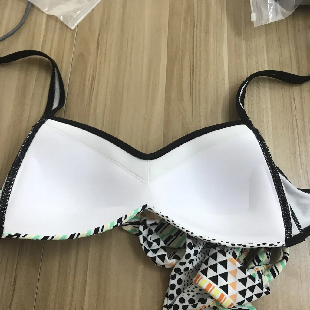 

Retro Print Sexy Bikini Set 2020 Swimming Suit For Women Brazilian Summer Swimwear Thong Bikini Push Up Two Piece Suit New