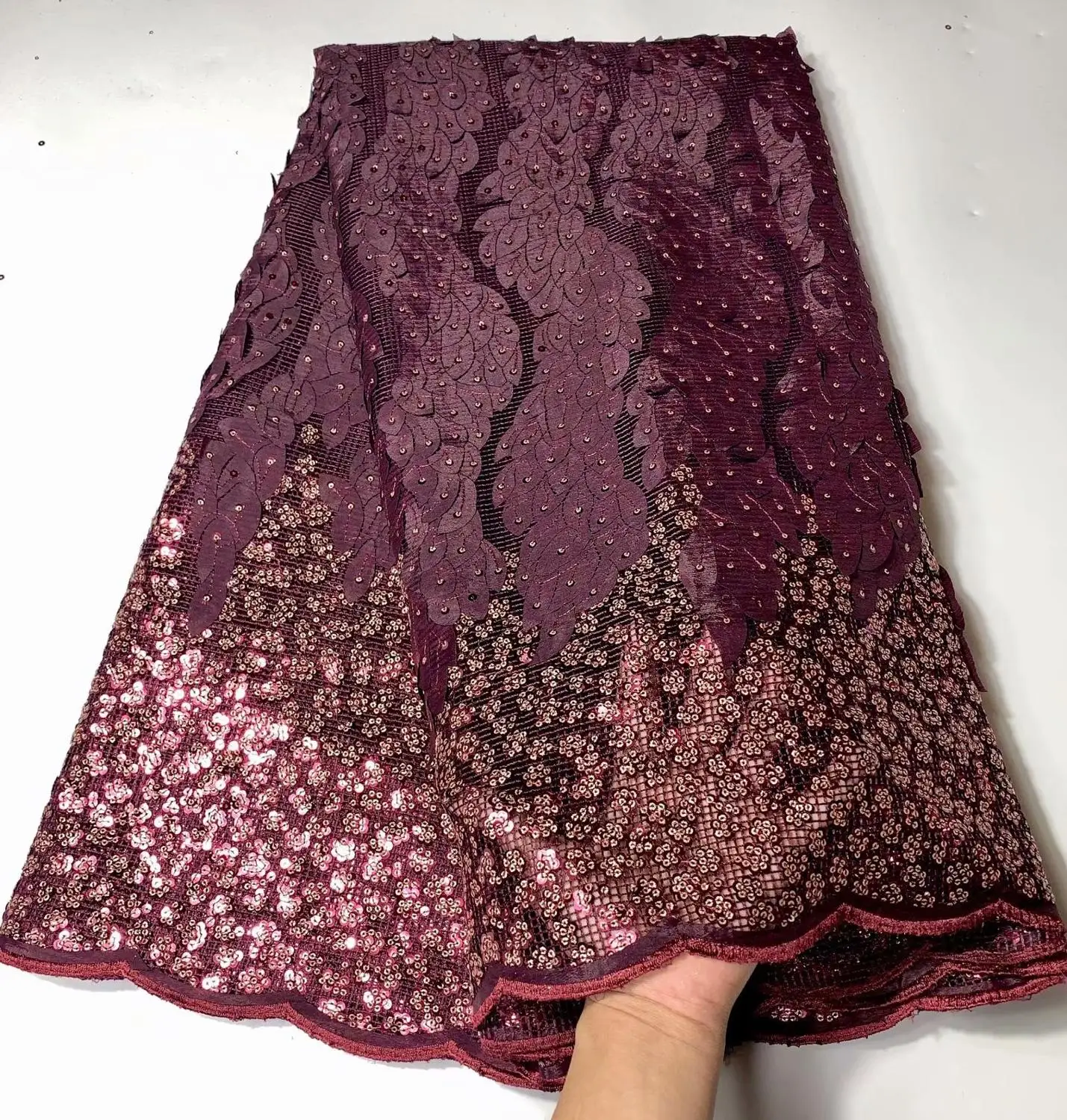 2020 африканская кружевная ткань с блестками высокое качество нигерийские