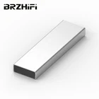 Алюминиевый профиль BRZHIFI 6061 на заказ, анодированный Hifi чехол, многоцелевой квадратный трубчатый усилитель звука