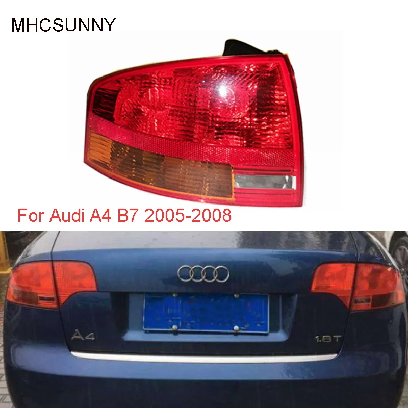 Задсветильник фонарь для Audi A4 B7 Седан 2005 2008 Задний стоп сигнал задний корпус без