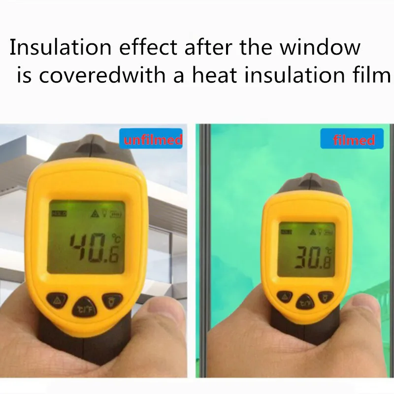 Зеркальные наклейки на окна с солнечной защитой серебряная пленка строительный