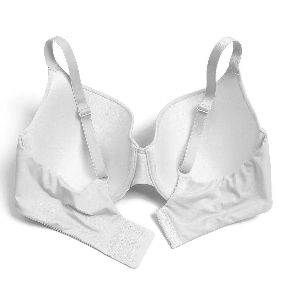 White bra big size 75 80 85 90 95 100 105 110 C D E F G H cup bras for women comfortable quality thin push up | Женская одежда