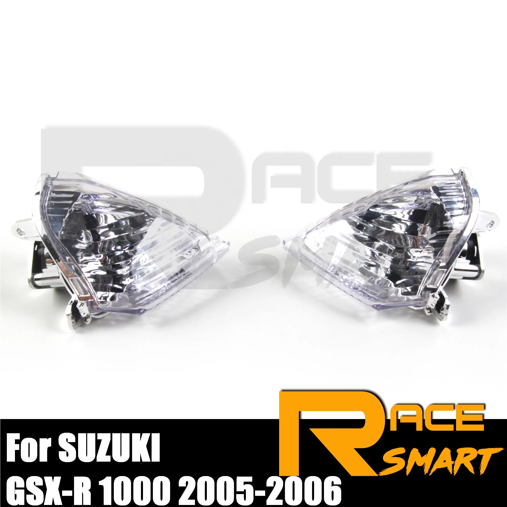 

1 Pairs Motorcycle Rear Turn Signal Light Lens Case cover For SUZUKI GSX-R 1000 2005-2006 GSXR1000 GSX-R 1000 GSXR Clear Smoke
