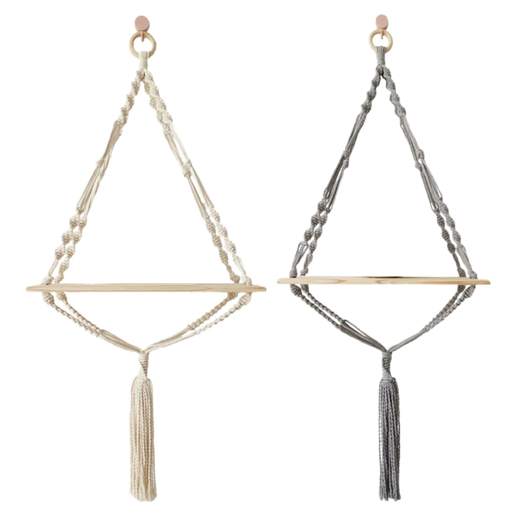 

Wall Macrame Hanging Planter Cooton Rope Plants Hanger Basket Home Decor