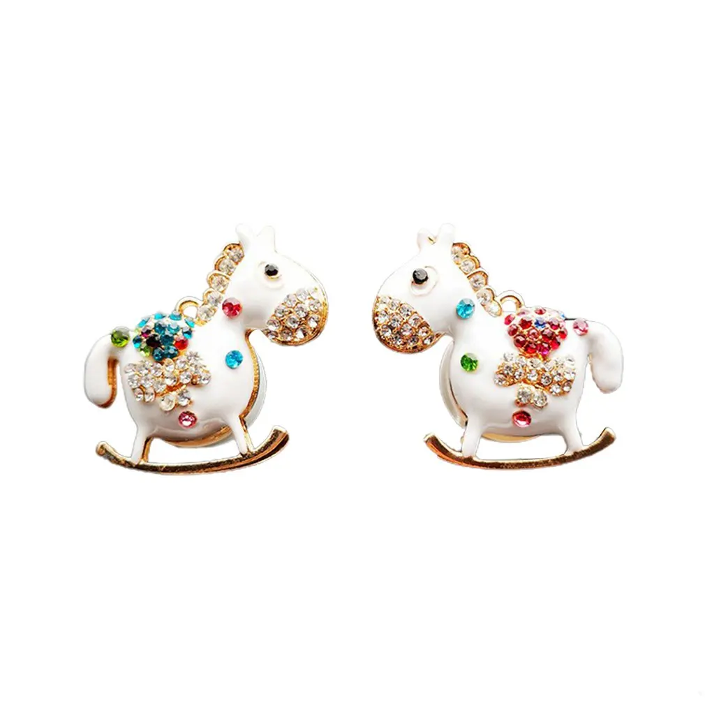 

Car Alloy Carousel Perfume Clip Creative Diamond-studded Car Air Conditioning Air Outlet Aromatherapy Clip Car Accessories