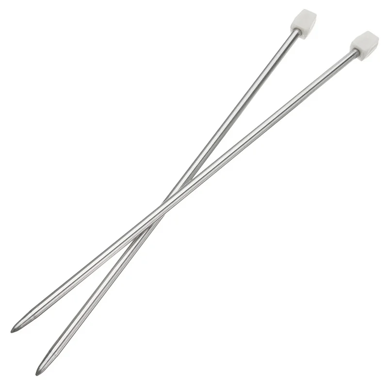 

New Arrivals Set Of 22pcs Stainless Single Pointed Sewing Knitting Needles Tool Kits 2-8mm DIY Sweater Sewing Supplies