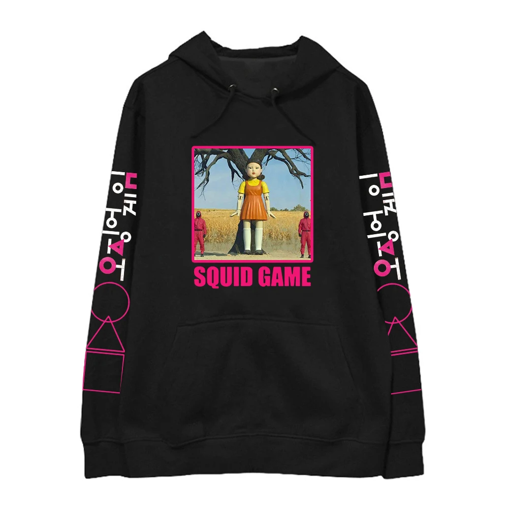

Korean Squid Game Hoodies Men Kawaii Cartoon Harajuku Unisex Winter 001 067 456 Graphic Streetwear Funny Anime Sweatshirts Male