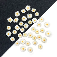 5 pcsbag natural sea shell beads white daisy loose beads diy charm making jewelry necklace bracelet earring supplies gift
