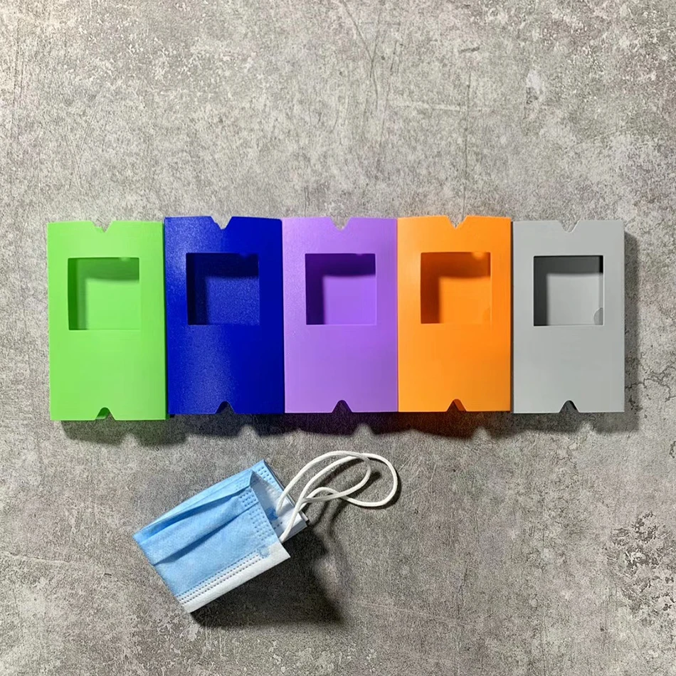 Складная коробка для хранения одноразовые маски лица зажим пыленепроницаемый