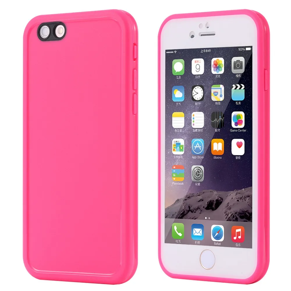 Pink Чехол KISS водонепроницаемый чехол для телефона для iPhone X XS 11 Pro MAX XR 7 8 чехол для подводной фотографии для iPhone 11 6 6s 7 8 Plus чехол - Цвет: Pink