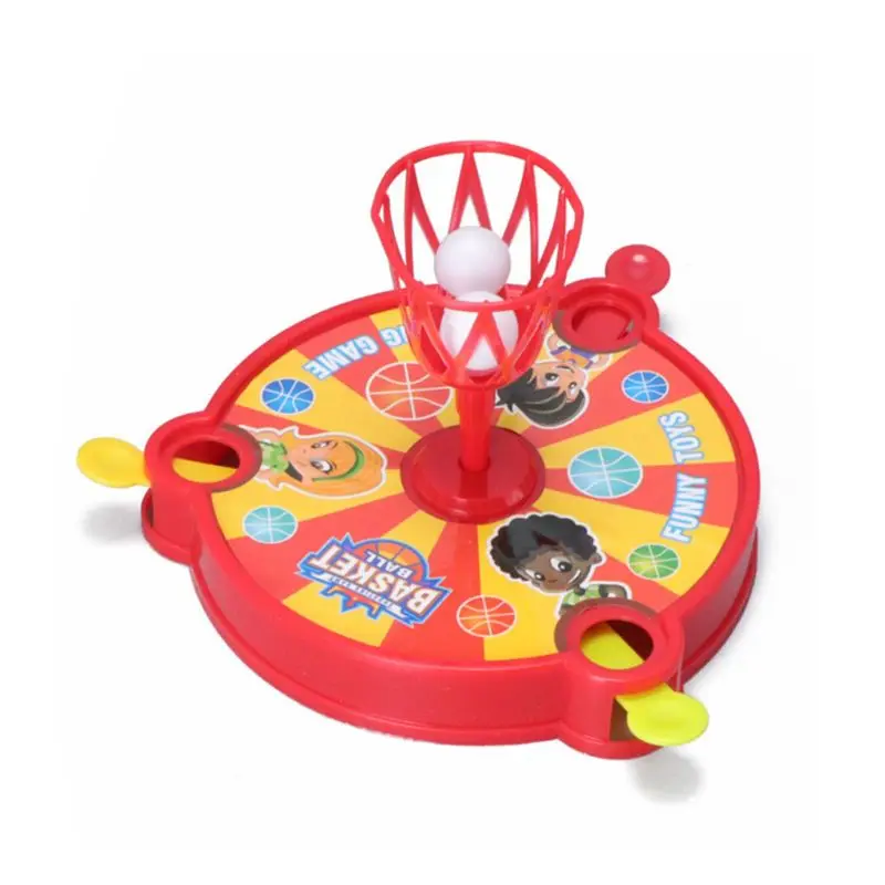 

1 Set Mini Basketball Indoor Family Father Son of Funny Board Game Table Hoop Desktop Shooting Balls Toy Y4UD
